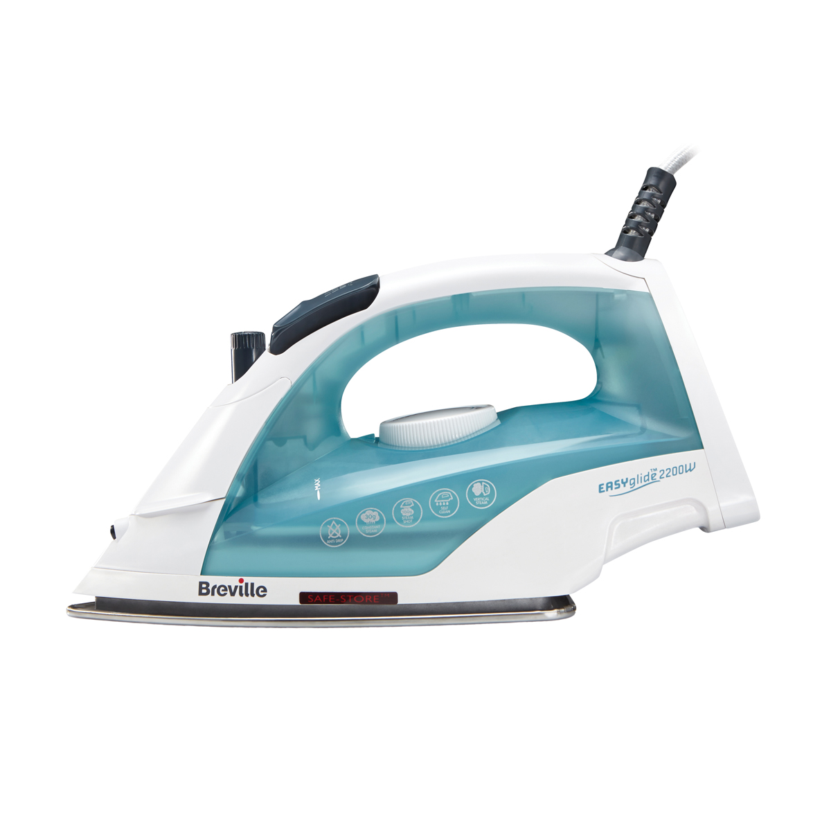 Breville Easy Glide Steam Iron, 2200w, Stainless Steel Soleplate VIN369