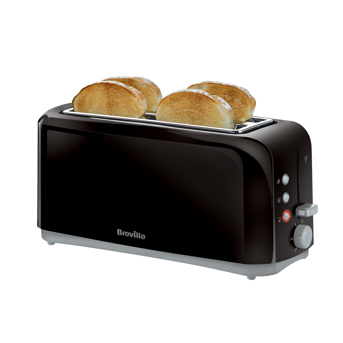 New Black Four-Slice Toaster popular